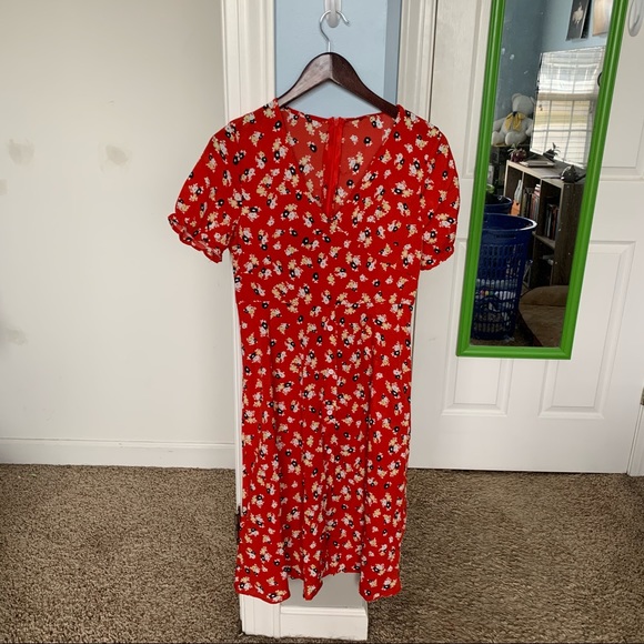 Floral midi dress - Picture 3 of 5